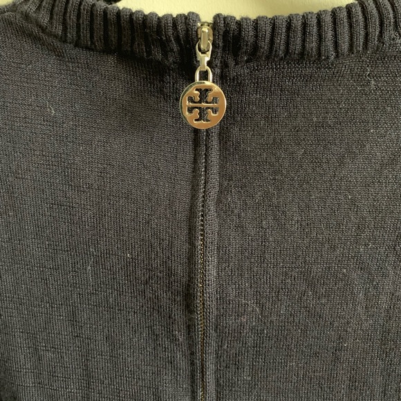 Tory Burch Navy Logo Sweater - Picture 4 of 4